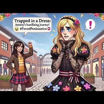 Trapped in a Dress: Antony's Humiliating Journey! 😱👗 #Crossdressing #ForcedFeminization