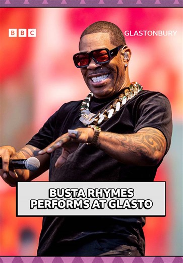 Busta Rhymes en Glastonbury 2025: Actuación Iconica