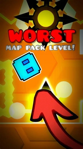 The WORST Map Pack Level in Geometry Dash! #geometrydash #gd #gaming