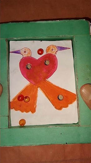 Diy Cardboard pinball game #diy #papercraft #shortsv