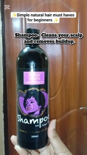 Beginner Natural hair essentials🌸❤️ #naturalhair #shorts