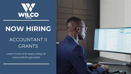 Looking for your next career move? #WilcoWorkdayWednesday is here! 💼 Williamson County is hiring an accountant to perform complex accounting work in compliance with GAAP, GASB, and applicable laws and regulations. If you’re detail-driven and ready to serve our community, apply today: https://www.governmentjobs.com/careers/{0}williamsonco/jobs/newprint/5142023 | Williamson County, Texas - Government