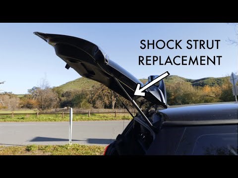 How to Replace Shock Struts on Mini Cooper Trunk