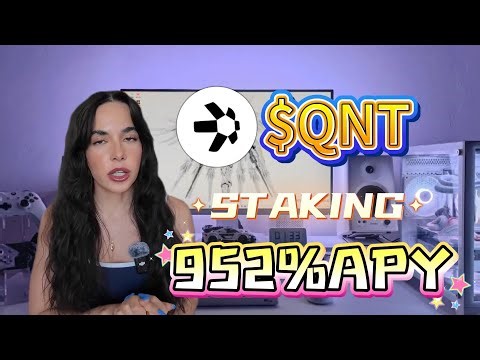 2025 Crypto Strategy: 952% APY via QNT stake & Token Farming Project staking