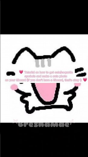 ♡ Tutorial on how to get coquette/cute symbols and make a cute photo for the aesthetics! ♡