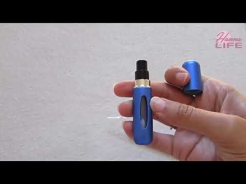 Portable Mini Refillable Atomizer Perfume Spray Bottle! How to use