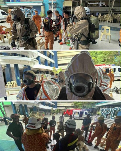 829K views · 784 reactions | CHEMICAL SPILL SA ISANG PAARALAN SA DAVAO CITY KASUNOD NG MALAKAS NA LINDOL Kasunod ng malakas na lindol sa Manay, Davao Oriental, naitala ang isang chemical spill sa 6th floor ng San Pedro College sa Davao City. Agad na rumesponde ang Bureau of Fire Protection–Special Rescue Force (BFP SRF) Davao City at kasalukuyang nagsasagawa ng operasyon para matiyak na masunod ang mga safety procedure. : Bureau of Fire Protection | GMA Public Affairs | Facebook