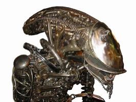 Alien sculpture