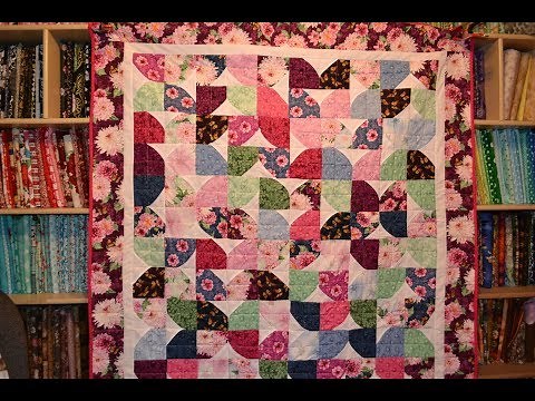EPISODE 56 - One seam 5 minute quilt block My finished quilt