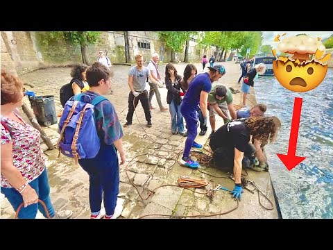 Sensational Magnet Fishing in the heart of Paris! Help Needed