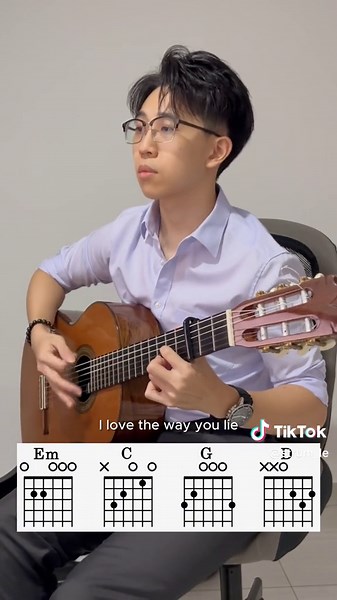 Love The Way You Lie Guitar Tutorial for Beginners