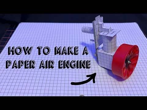 How To Make A Paper Single Cylinder Air Engine (Step-by-Step Tutorial)
