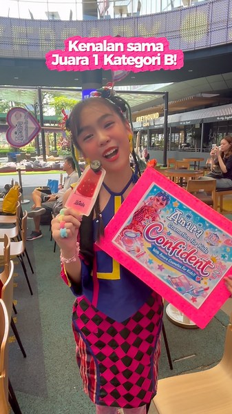 Intip outfit 1st Winner Amara Fashion Show Competition “My Dream Career” 👑✨ #amarakids