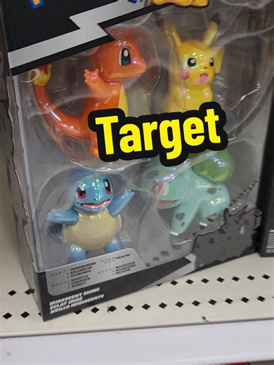 Spotted @target Pokémon Select 4 pack Iridescent Shine Battle figures. Retail $32.99 #pokemon #pikachu #target #pokemoncard #bulbasaur @Jazwares