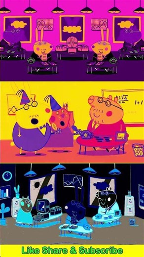 [Peppa Pigfx] Daddy Pigs Office!🔊 (Sponsored by Klasky Csupo Effects) #funny #shorts #effects
