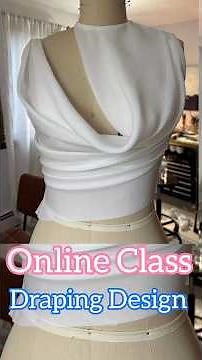 Draping Design Techniques for Beginners Students #onlinecourses #dressdesingn #fashiondesign