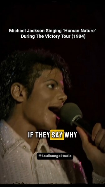 Rare Footage: Michael Jackson Singing "Human Nature" Live During The Victory Tour (1984)