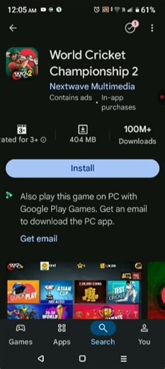 WORLD CRICKET CHAMPIONSHIP 2