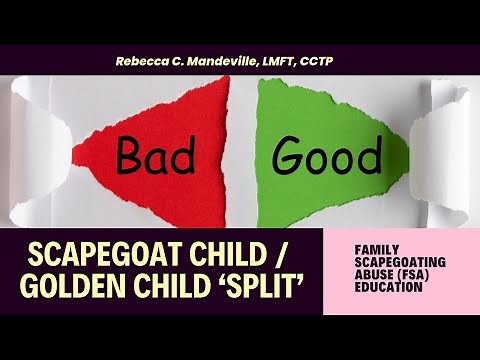 Narcissistic Family Golden Child / Scapegoat Child 'Split #scapegoat #goldenchild #scapegoatchild