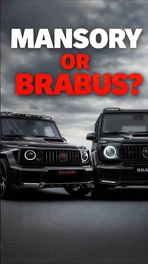 MANSORY vs BRABUS: The BEST G-Wagon Upgrade?