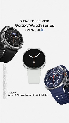 Ya están aquí los nuevos Galaxy Watch Series. Consigue el tuyo en Samsung.com, Tiendas de Experiencias Samsung o la app Samsung Shop. | Samsung | Facebook