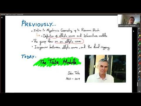 Elliptic Curves - Lecture 11 - The Tate module