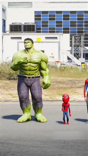 GTA V RANDOM SPIDERMAN VS BLUE-HULK BATTLE - coffin dance song cover