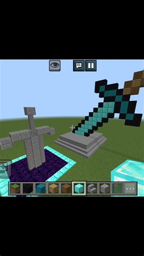 Epic Minecraft Sword Status 🔥 #minecraft