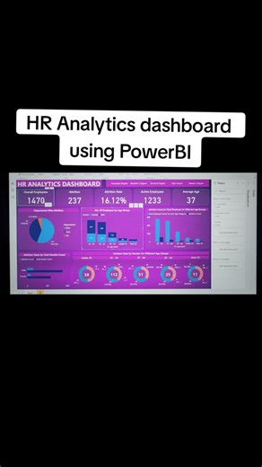 A snippet from the recorded private session on HR Analytics dashboard using Power BI to evaluate the Attrition rate, its impacts on the organization and insightful recommendations. #dataanalysis #dataanalyst #attrition #powerbi #dataanalystbeginner #attritionrate powerBI for beginners PowerBI easy tricks best video for Power BI