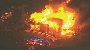 Large fire breaks out in Centreville
