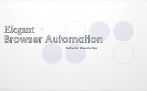 【实现浏览器自动化】Elegant Browser Automation with Python and Selenium 2020-5