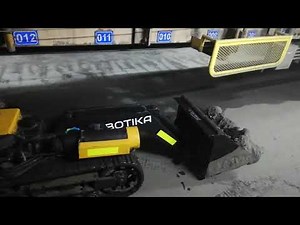 Mini Dozer in Operation