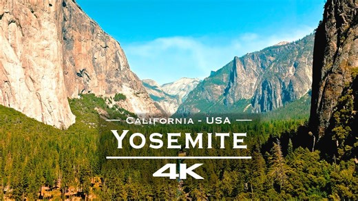 4K Drone Tour of Yosemite National Park | USA Aerials
