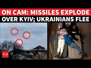 Putin Military Unleashes Missiles On Zelensky Base In Kyiv; Ukrainians Flee Homes In Panic | WATCH