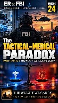 The Tactical Medical Paradox - ER to FBI Episode 24 #ERtoFBI