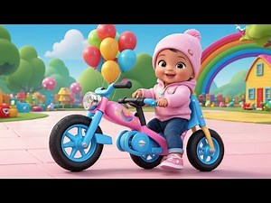 Rainbow Bikes Color Game 🚴‍♂️🌈👶 | Fun Color & Learning Adventure for Little Explorers