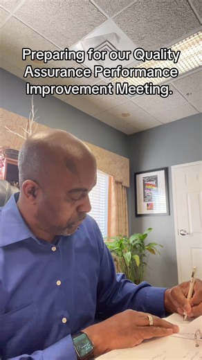 The quality assurance performance improvement meeting is designed to ensure that the nursing home is always looking for opportunities to improve their processes. Once a month and as needed, we intentionally look at our processes to see where we were, where we are, and where we’re trying to go. The goal is to be proactive and not reactive.#healthcare #nursinghome #QAPI