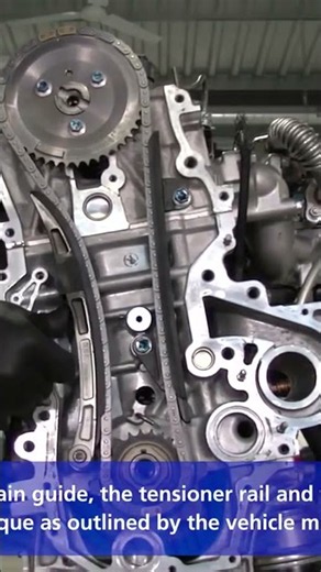 Toyota Timing Chain Installation - Engine Repair #Shorts