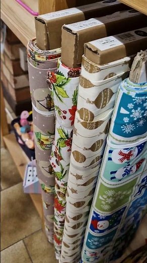 Come with me and find some Debbie Shore fabrics... #fabric #debbieshore #books #sewing #christmas