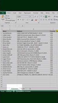 Sort Addresses by Distance from Target Location