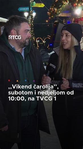 ☃️❄️ Zimsko izdanje Jutarnjeg programa TVCG. Budite uz nas jer vas vodimo u zimsku atmosferu ski centara i gradova na sjeveru Crne Gore. 📺 ,,Vikend čarolija'', subotom i nedjeljom od 10:00 do 12:00 sati na TVCG 1. Gosti su: Simonida Kordić, ministarka turizma Andrija Bulatović, potpredsjednik Opštine Kolašin Bojan Medenica, direktor Skijališta Crne Gore Ivana Bulatović, prva predstavnica Crne Gore na Olimpijskim igrama Miodrag Šćepanović, vajar Zorica Milašinović, direktorica TO Kolašin Dušan K