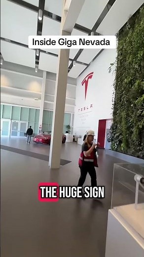 Exploring the Giga Nevada Lobby: Tesla's Hub of Innovation!