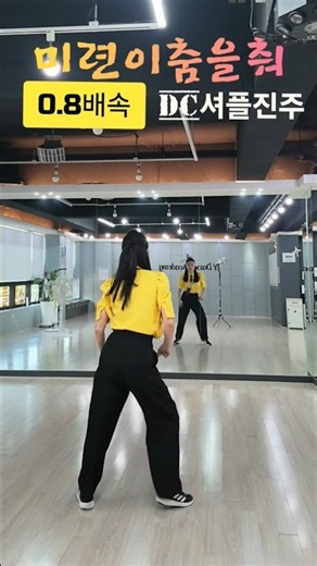 [미련이 춤을 춰 셔플0.8배속] 입문만 배우셔도 충분히 따라 하실 수 있어요^^즐겁게 한번 도전해보세요~💕#미련이춤을춰셔플 #미련이춤을춰 #진주셔플