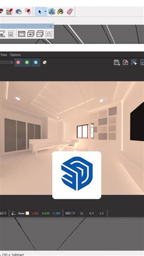CAD By Simplified Academy on Instagram: "🚨Software - Sketchup ✨ V-Ray Post Processing 1️⃣ Enable Light Mix, Adjust intensity & color of lights without re-rendering. 2️⃣ Control Each Light, Turn lights ON/OFF or modify groups instantly. 3️⃣ Use White Balance, Fix color cast and set warm/cool tone easily. 4️⃣ Eyedropper Tool, Click on any white area to auto-balance your scene. 5️⃣ Final Tweaks, Adjust exposure, contrast, saturation directly in VFB.🚨 For more learning you can Enroll now in : 𝟔 �