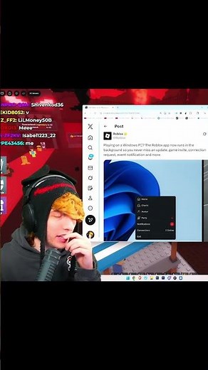 KreekCraft Reacts to new Roblox desktop background update