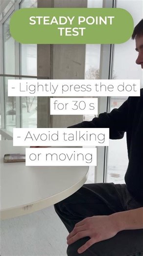 Steady point test tutorial - STEADY HANDS app