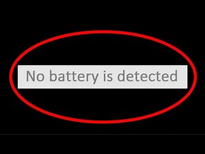 How To Fix No Battery Is Detected Windows 10/8/7 || Laptop plugin not charging