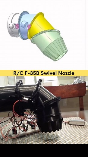 3D Cad Designer | F-35B Swivel Nozzle | 3D cad Design | Instagram