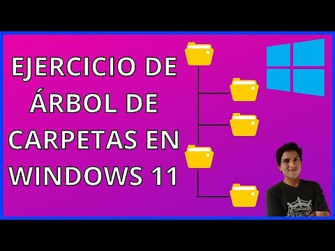 Cómo Crear un ÁRBOL de CARPETAS en Windows 11📁