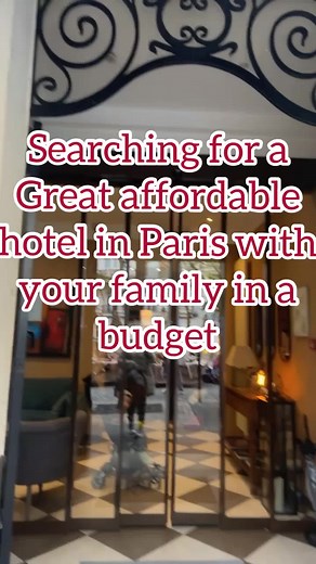Great affordable hotel in Paris with your family in a budget, after trying to search for great deal#paris #budgettravel #travelingwithkids #hotelinparisinabudget #toddlermomlife 2 minutes walking to the tube Clean hotel & save Near the hotel as so many pastries, restaurants, flowers shops, Family neighborhood Free parking (needs reservations) 30 minutes walking to the Eiffel Tower